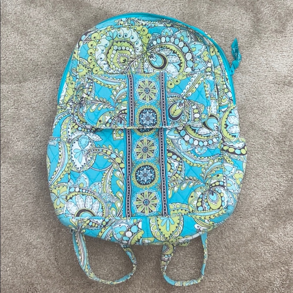 Vera Bradley Peacock Pattern Backpack - image 1